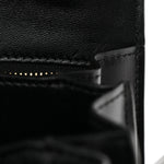 Box Calfskin Small Classic Box Flap Bag Black