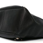 Calfskin Small Abbey Tote Black
