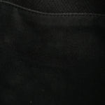 Canvas Deauville Drawstring Bucket Bag Black