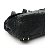 Caviar Quilted Backpack Black