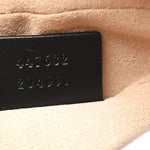 Calfskin Matelasse Small GG Marmont Chain Shoulder Bag Black