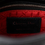 Lambskin Cannage Mini Lady Dior Black