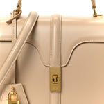 Satinated Calfskin Small 16 Top Handle Bag Nude