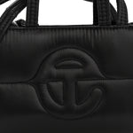 Nylon Small Puff Shopping Bag Black