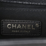 Caviar Quilted Small Boy Flap Black