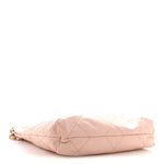 Shiny Calfskin Quilted Small Chanel 22 Light Pink