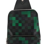 Damier Graphite Pixel Avenue Sling Backpack Vert