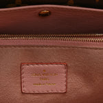 Grained Calfskin Monogram Double V Rose Poudre