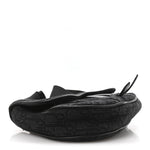 Oblique Mens Saddle Bag Black Blue