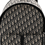 Oblique Calfskin 8 Backpack Beige Black