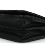 Nappa Triangle Stitched Spectrum Shoulder Bag Black