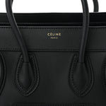 Smooth Calfskin Micro Luggage Black