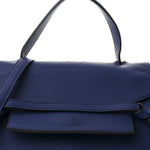 Grained Calfskin Mini Belt Bag Indigo