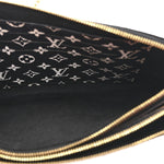 Monogram Giant Jungle Pochette Double Zip Black