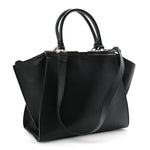 Vitello Dolce Shiny Nappa Petite 3Jours Tote Black