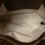 Suede Shearling Patchwork Monogram Giant Jamie Brown Beige