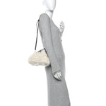Baby Mongolian Nappa Small Fendi First White Fondente