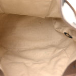 GG Supreme Monogram Neo Vintage Drawstring Bucket Backpack Beige New Acero Crop