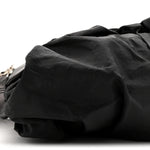 Satin Ballet Evening Bag Black