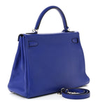 Taurillon Clemence Kelly Retourne 32 Bleu Electrique