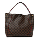 Damier Ebene Caissa Hobo Cherry