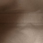 GG Supreme Monogram Textured Calfskin Web Large Attache Shoulder Bag Beige Blue