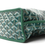 Goyardine Reversible Mini Anjou Green