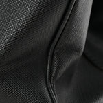 Saffiano Medium Galleria Double Zip Tote Black
