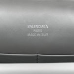 Smooth Calfskin Small Bel Air Clutch On Strap Cloud Grey