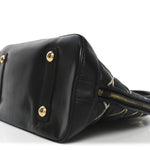 Lambskin Malletage Alma PM Black