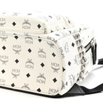 Visetos Small Side Stud Stark Backpack White