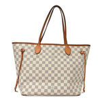 Damier Azur Neo Neverfull MM Rose Ballerine