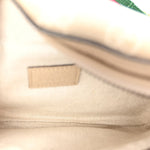 GG Supreme Monogram Textured Calfskin Web Retro Interlocking G Belt Bag Beige Mystic White Oatmeal
