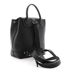 Calfskin Lockme Backpack Black