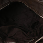 Calfskin Paddington Front Pocket Tote Chocolate