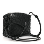 Nappa Intrecciato Mini Loop Camera Bag Black