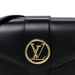 Smooth Calfskin LV Pont 9 Black