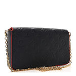 Empreinte Pochette Felicie Chain Wallet Marine Rouge