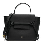 Grained Calfskin Nano Belt Bag Black