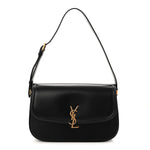 Box Calfskin Monogram Large Solferino Shoulder Bag Black