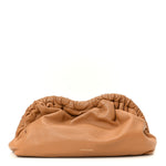 Lambskin Cloud Clutch Caramel
