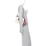 Calfskin Small Sylvie Shoulder Bag Off White