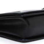 Caviar Quilted Large Boy Flap Black