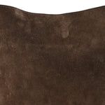 Suede Calfskin Frida Tote Brown