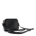 Grained Calfskin Small Camera Bag Black