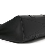 Grained Calfskin LV Aerogram Tote Black
