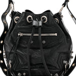 Agneau Arena Le Cagole Bucket Bag XS Black