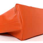 Calfskin Y Tote Mandarin Glow Mandarin Glow