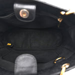 Caviar Quilted Petit Shopping Tote PST Black