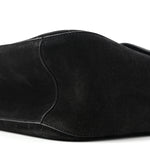 Suede Calfskin Small Souplissimo Maxi Flap Black